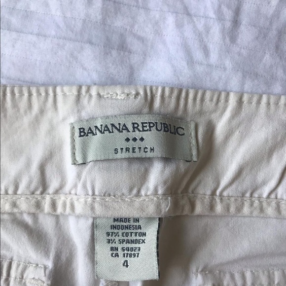banana republic ecru cargo pants - Picture 2 of 3